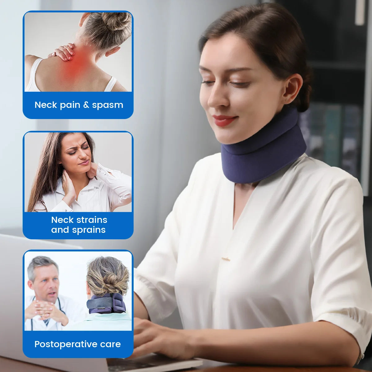 Ergowav NeckRest Pro Cervical Support Collar
