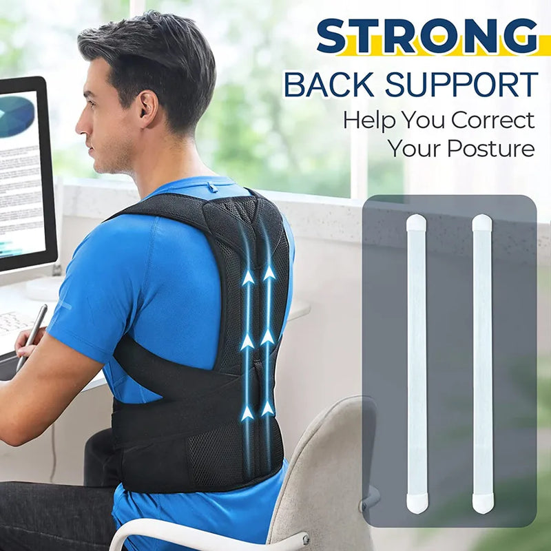 Improves back posture