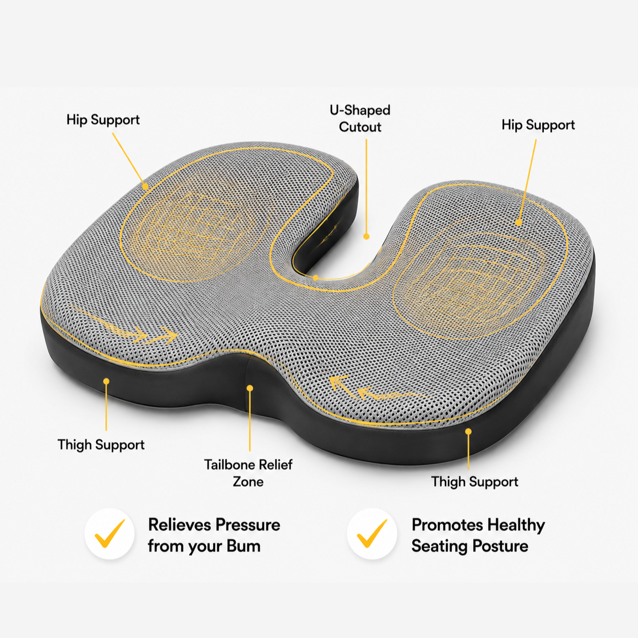 Ergowav SitWell Coccyx Cushion